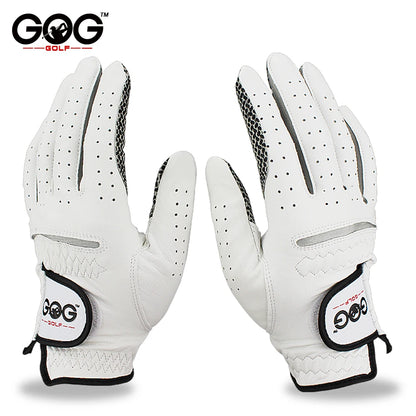 Pack 1 Pcs Golf Gloves Men Cabretta Leather Left/Right Hand With Anti-Slip Granules Soft Breathable Men's Golf Glove