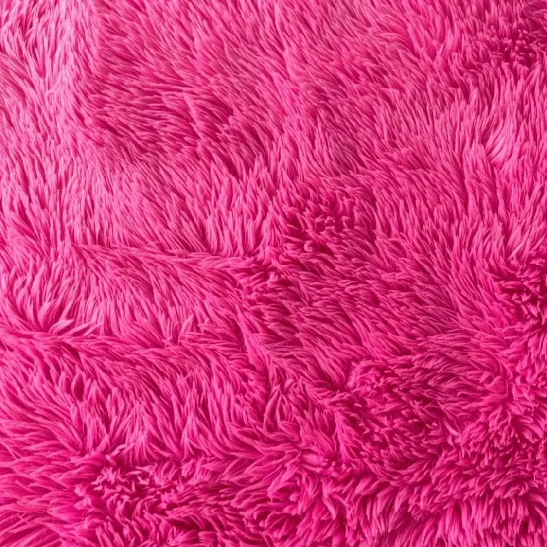 Soft Fluffy Faux Plush Fabric by the Meter for Cats Upholstery Carpets Dolls Diy Toy Sewing PV Fluff Cloth Thickened Beige Pink