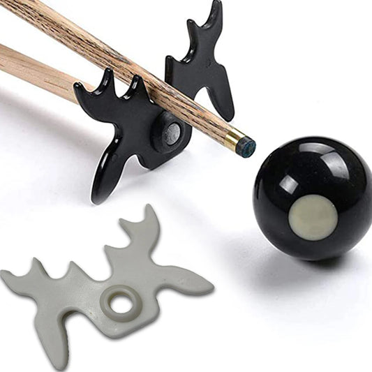 Pool Cue Bridge Head Snooker Billiards Cue Rack Bridge Head Billiards Cross Antlers Rod Holder Accessories