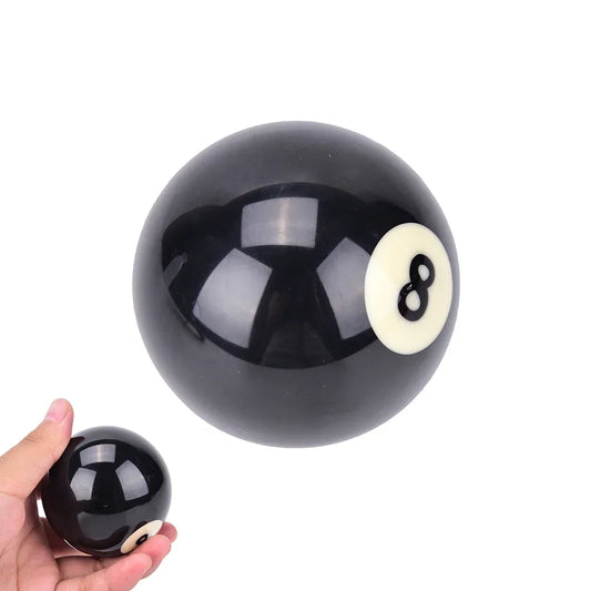 1pc Billiard Cue Ball 52.5/57.2 Mm Standard /Crystal Black 8 Ball Snooker Training Replacement Practice Billiard Made of Resin