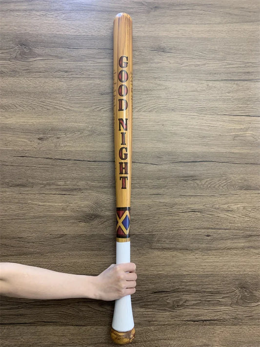 WW Big Baseball Bat  the Clown's Girl 1:1 Cosplay Weapon Prop Soft PU Rubber Movie Role Play Halloween Cos Gift Safety 85cm