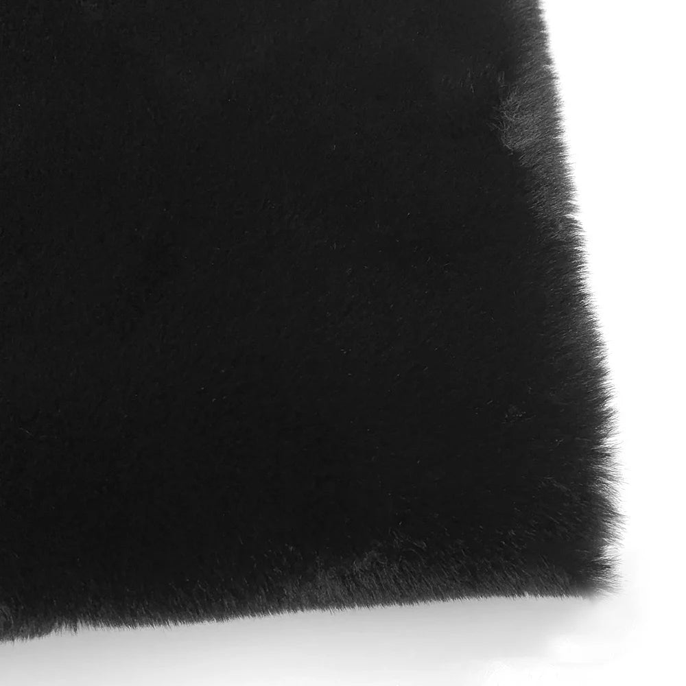 Sewbato 10mm 100% Polyester Faux Fur Fabric 50x50cm Environmentally Friendly Soft Minky Fabric Plush Toy/Clothing Plush Fabric