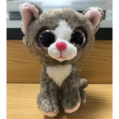 Ty Beanie Animal Stuffed Plush Toy Beastie Cute Halloween Golden Wing Bat Doll Children Birthday Toys Gift 15cm