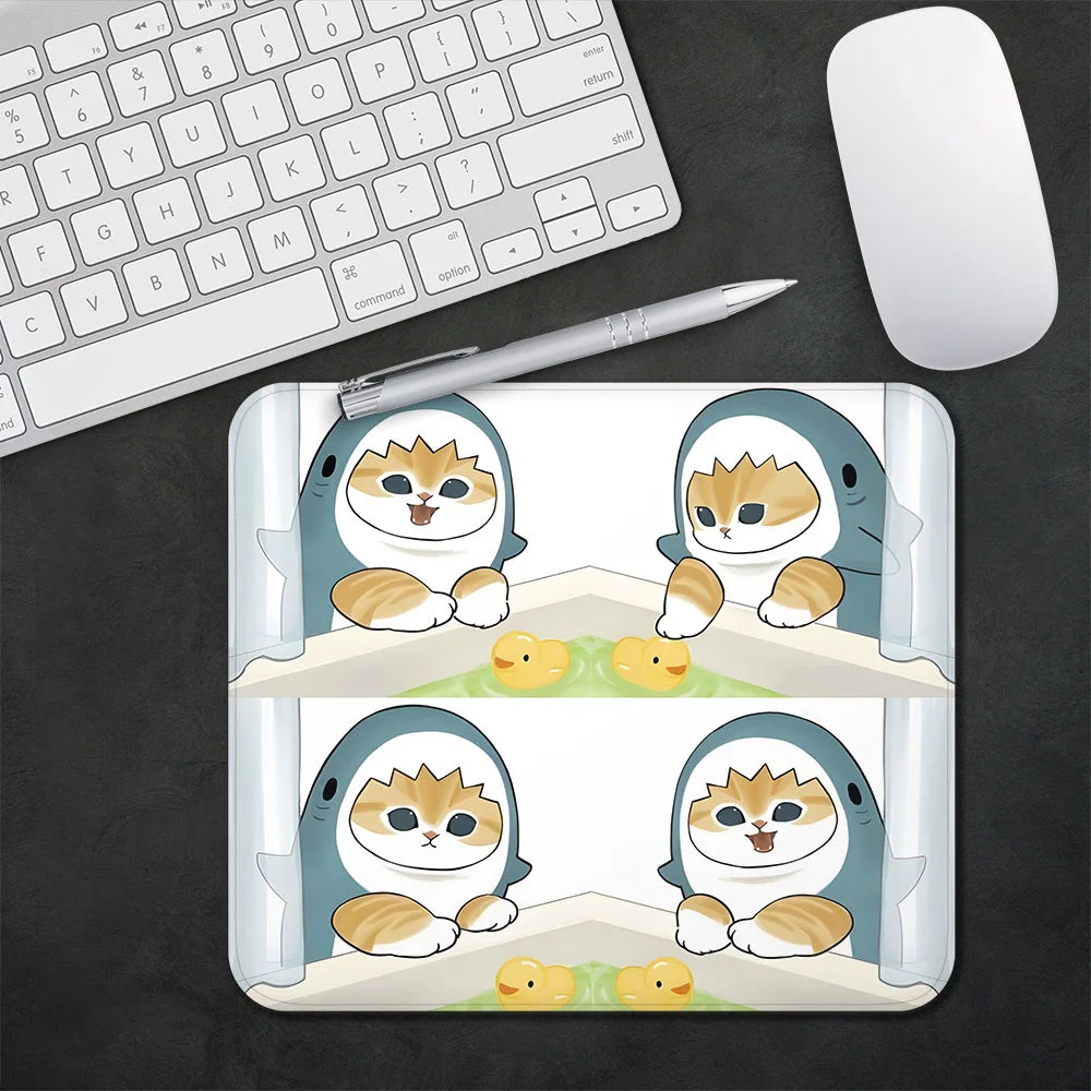 Gaming Mouse Pad XS Small Mousepad for Cute Pusheens Cats PC Gamer Desktop Decoration Office Mouse Mat Deskmat Rug