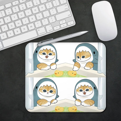 Gaming Mouse Pad XS Small Mousepad for Cute Pusheens Cats PC Gamer Desktop Decoration Office Mouse Mat Deskmat Rug