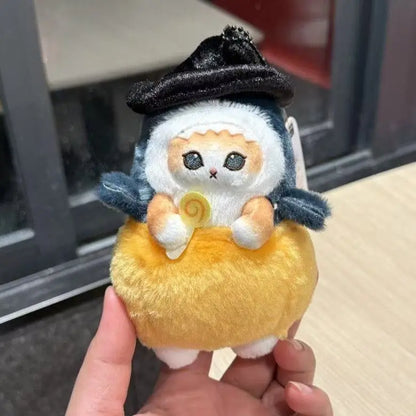 Halloween Collection Amine Mofusand Plush Doll Toys Keychain Pumpkin Gudetama Shark Cat Soft Doll Bag Pendant Stuffed Plushie