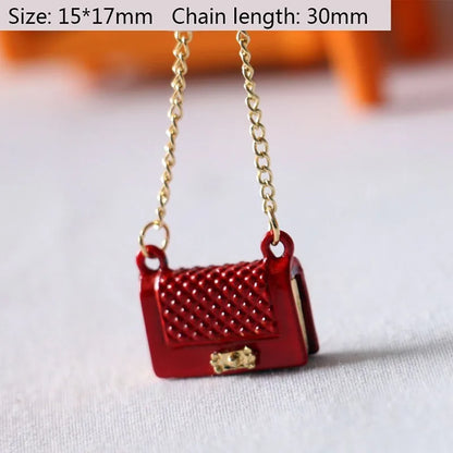 1PCS New Fashion Mini Handbag Shoulder Bag for Doll Decor Accessories Kids Toys