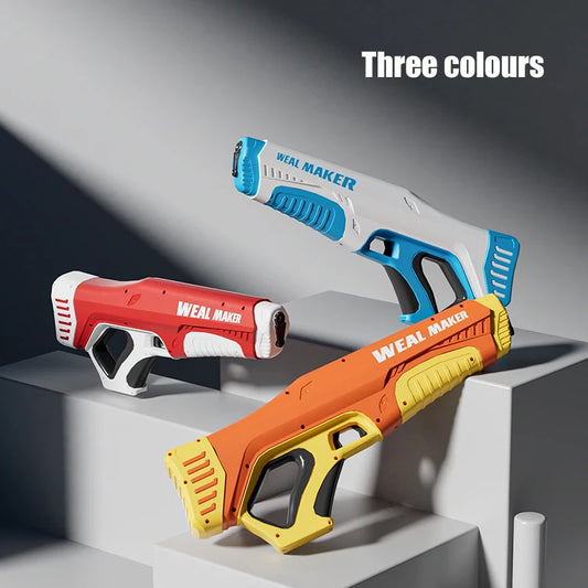 Automatic High-Tech Summer Electric Toy Water Gun Induction Water Absorbing  Burst Water Gun Beach Outdoor Water Fight Toys Gift