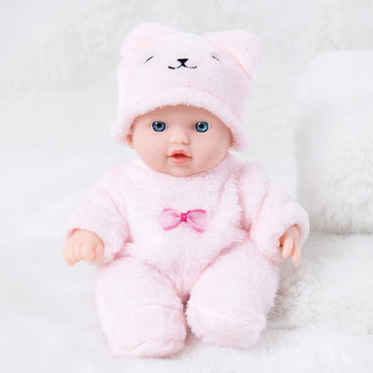 Simulated Baby Doll Cute Bear Plush Clothes 20CM Reborn Doll Girl Gift