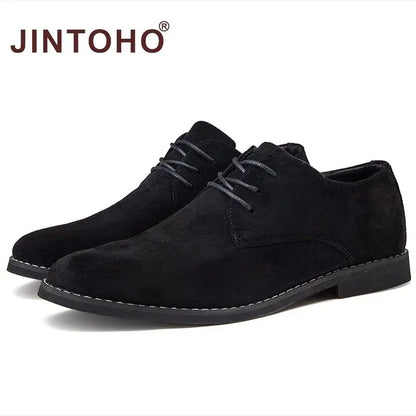 2022 Men Shoes England Trend Casual Shoes Male Suede Oxford Wedding Leather Dress Shoes Men Flats Zapatillas Hombre Plus Size 46