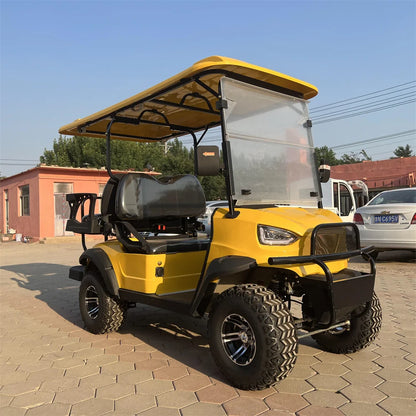 China MMC High Speed 60V 72V Lithium Battery Electric Golf Buggy 4 6 Seats Support Customization Model D Golf Carts