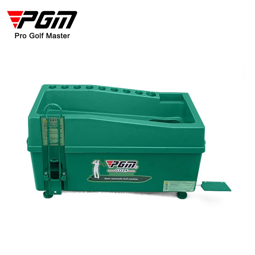 PGM Semi-Automatic Golf Ball Machine Automatic Golf Ball Dispenser Multifunction Golf Clubs Holder Golf Training Service Machine