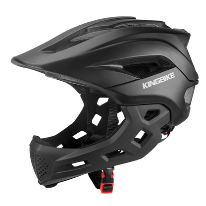 BATFOX Bicycle Helmet for Children Full Face Motocross Helmet MTB Detachable Mountain Bike Helmet Child Moto Cross Helmet