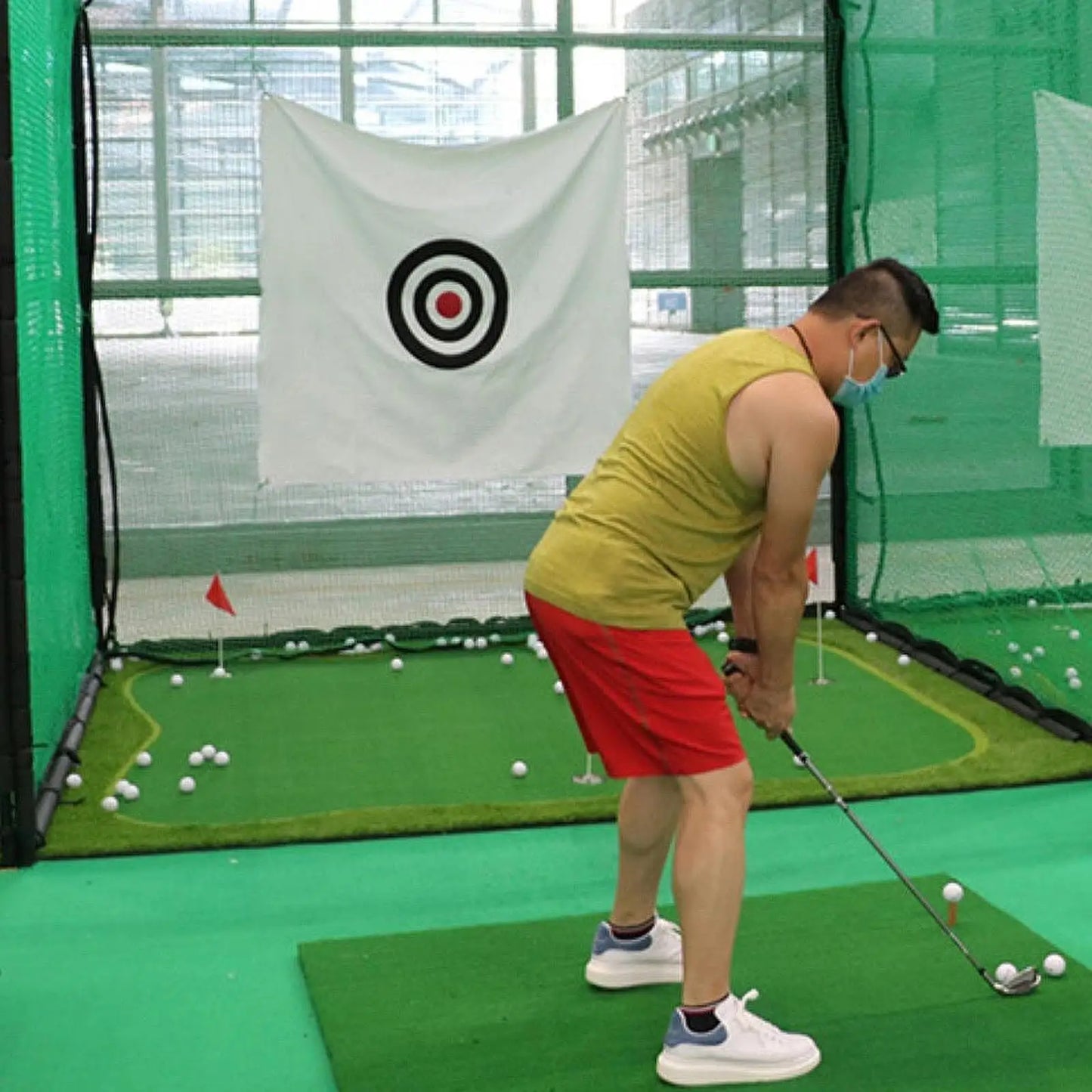 Golf Hitting Cloth,Golf Practice Nets for Home,Canvas Golf Target,Cloth Golf Accessories for Swing,Outdoor Activities,Driving