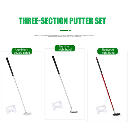 Golf Putter Set Portable Mini Golf Equipment Practice Kit With Detachable Putter Ball for Indoor/Outdoor Golf Trainer Kit