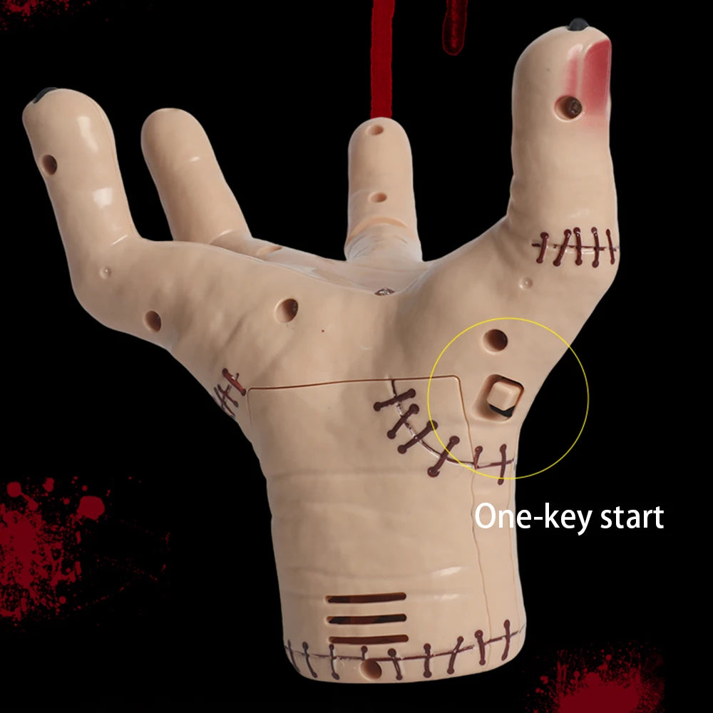 Electric Crawling Hand With Sound and Light Funny Toys Haunted Houses Halloween Decorations Props Gifts