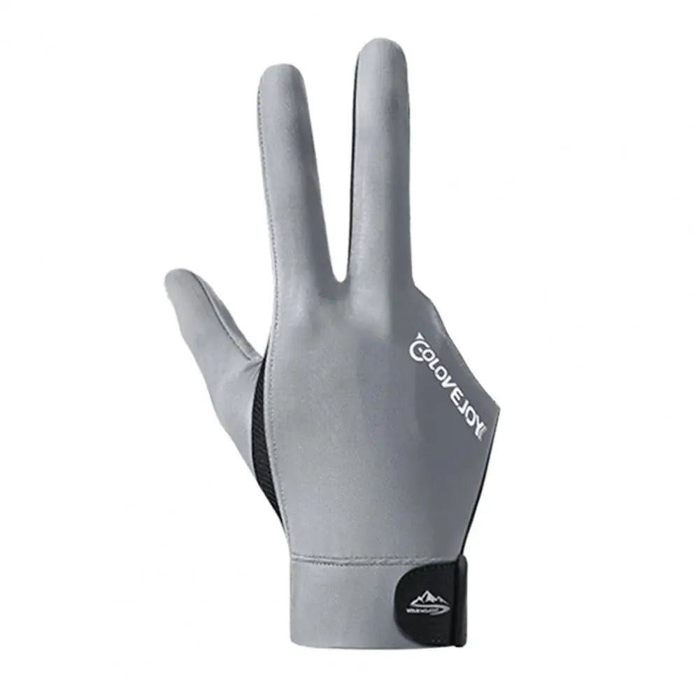 Billiards Gloves Enhanced Grip Left Right Hand Open Three Finger Professional Billiards Gloves Snooker Table Tennis Gloves