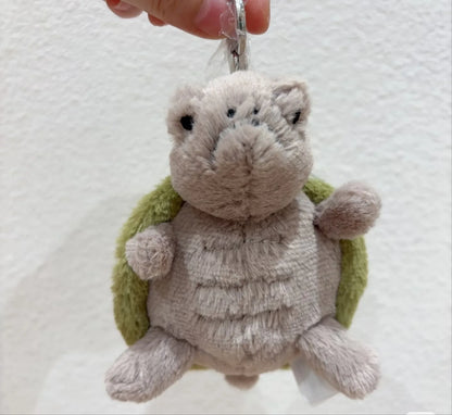 New Jelly 11cm Kawaii Plush Pendant Halloween Christmas Skull Pendant Rabbit Keychain Girl Bag Pendant and Gift