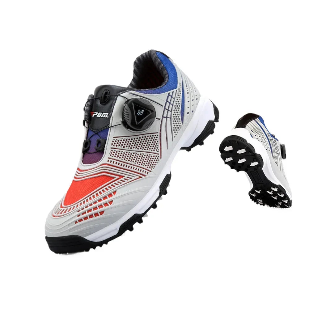 PGM Golf Children's Shoes Waterproof Casual Sports Boy's Sneakers Quick Lacing Breathable Non-Slip Wholesale