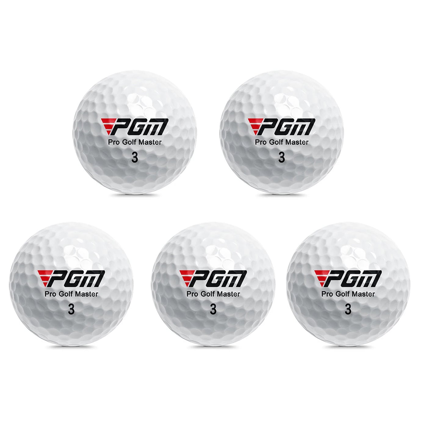 Three-Layer Golfs Ball for Competition Wear Resistant Durable Golfs Ball High Elastic Rubber Cores Golfs Equipment for Man Women