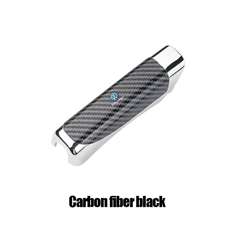 Car Handbrake Cover Protector Wooden Carbon Fiber  for Volkswagen Polo Passat B5 B6 B7 T4 T5 Golf 4 5 6 Tiguan Jetta Gol