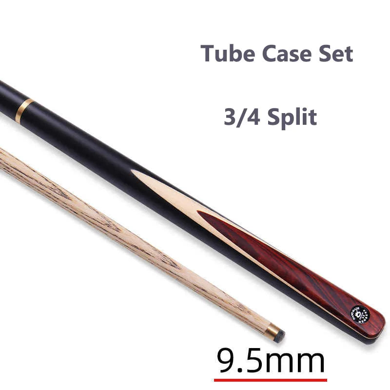 New Arrival OMIN Snooker Cue Stick Cobras 9.5mm/10mm/11.5mm Tip Size Ash Shaft Ebony Wood Handle With Snooker Cue Case Set