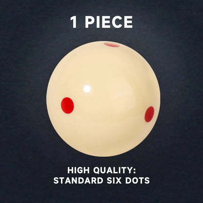 Professional Snooker Cue Ball Spot Measle Pool Billiard Practice Training Balls Red 6 Dot Spot Pool Standard 2-1/4" Accessories