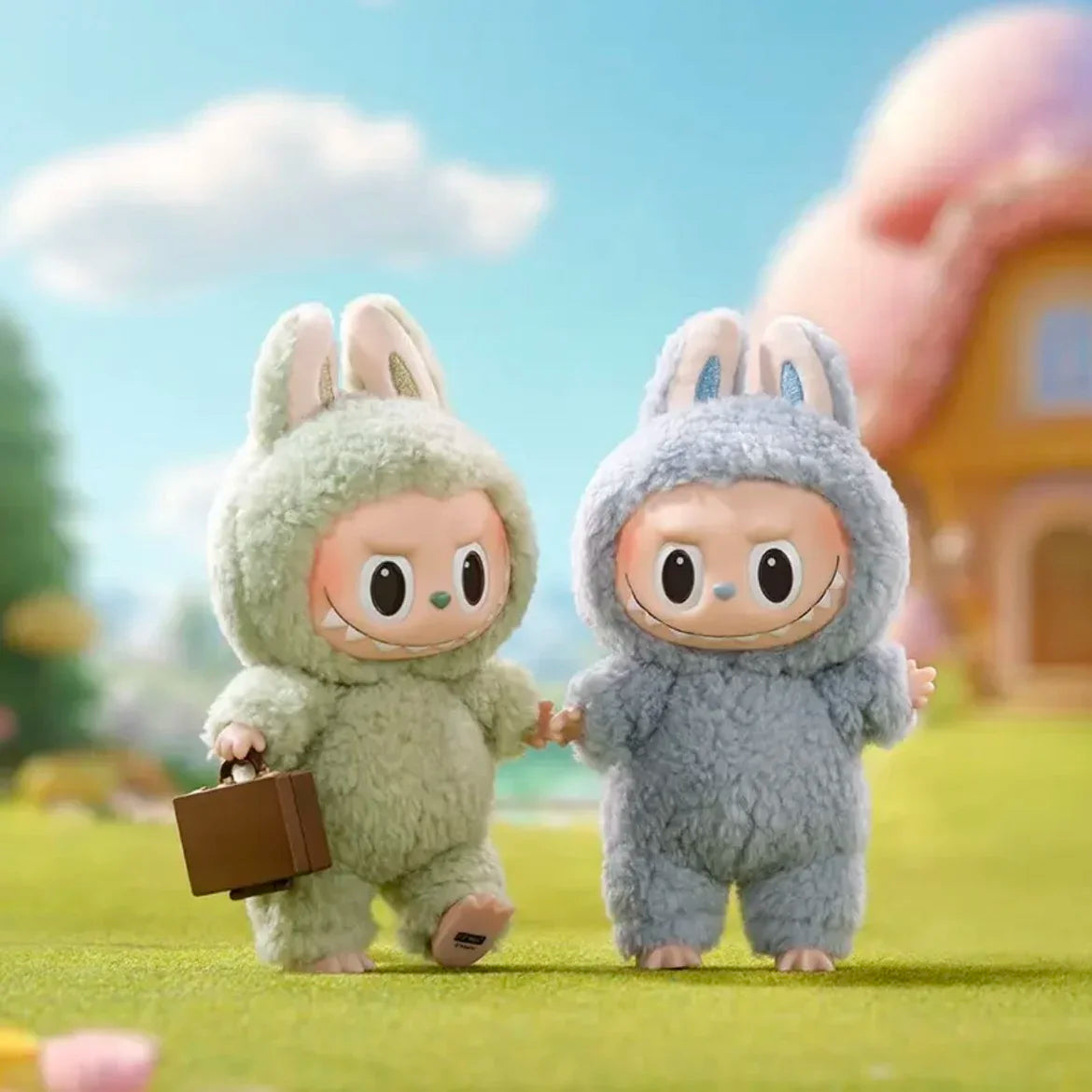 Labubu the Monsters Exciting Macarons Series Blind Box Toys Mystery Box Cute Action Anime Figure Doll Kids Birthday Gift