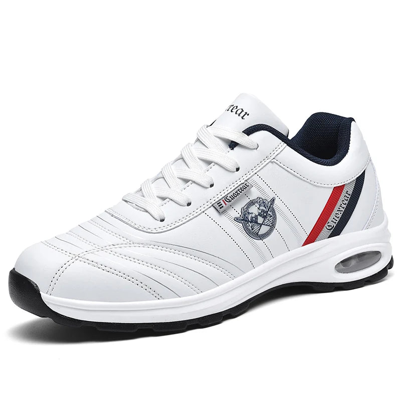 Professional Golf Shoes for Men Women Outdoor Leather Sneakers in Blue Red Big Size Golf Shoes for Man Flats