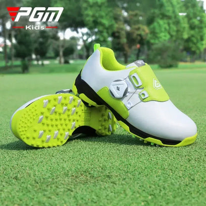 PGM Golf Children's Shoes Casual Sports Kids Sneakers Knob Shoelaces Microfiber Waterproof Anti Slip XZ211 Wholesale