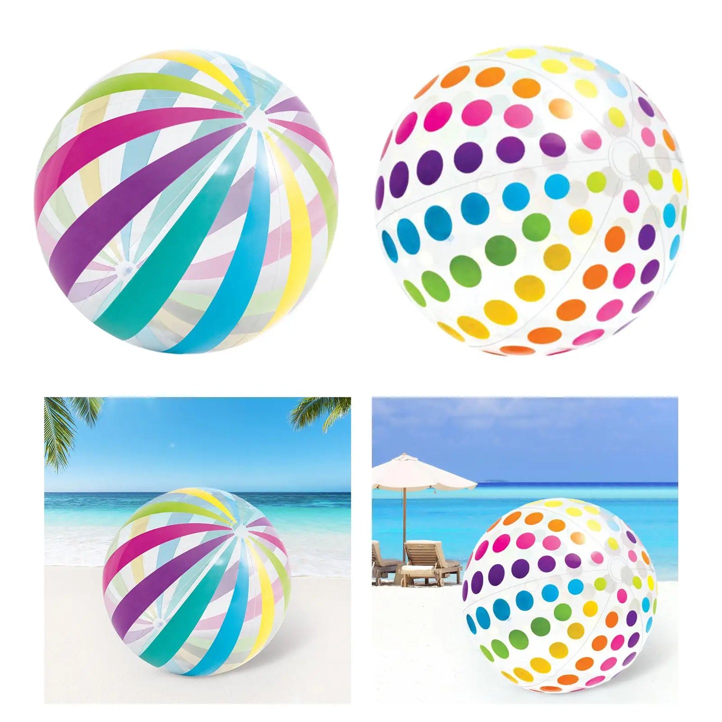 Inflatable Beach Ball Parties Favor Swimming Pool Ball Game Swimming for Home Summer Beach Strip Utdoor Water Toys Party Access