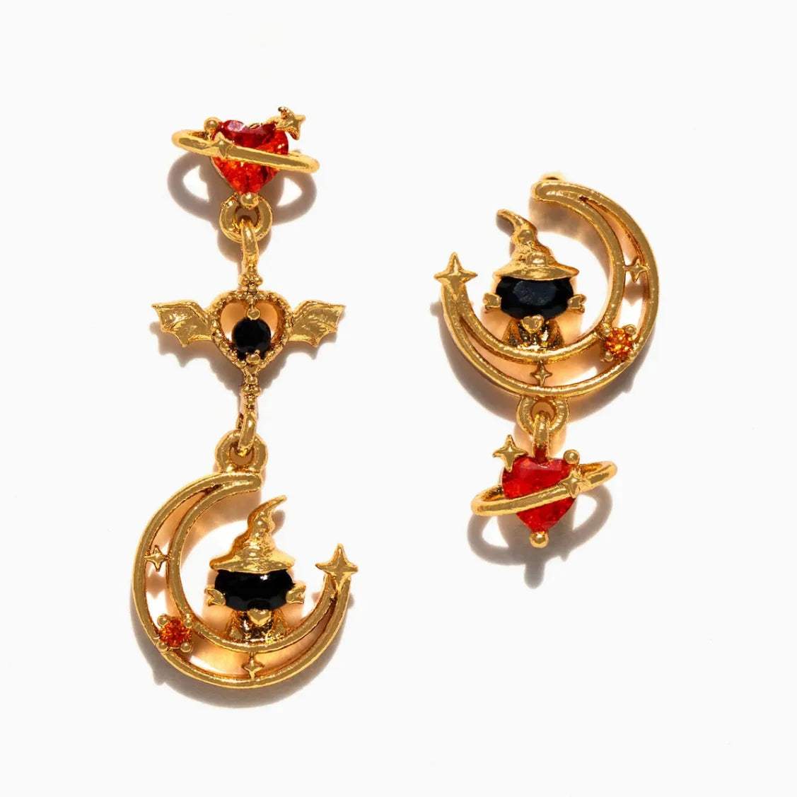 New Halloween Gothic Cute Oil Drip Pumpkin Ghost Skull Stud Earrings for Women Fashion Jewelry Gift Wholesale