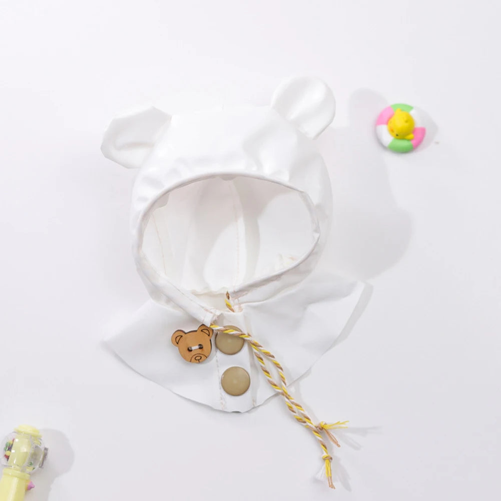 For Labubu 4.0 the Monsters Pin for Love Series Cute Mini Raincoats Waterproof Outfit for Labubu V4 Doll Clothes Accessories