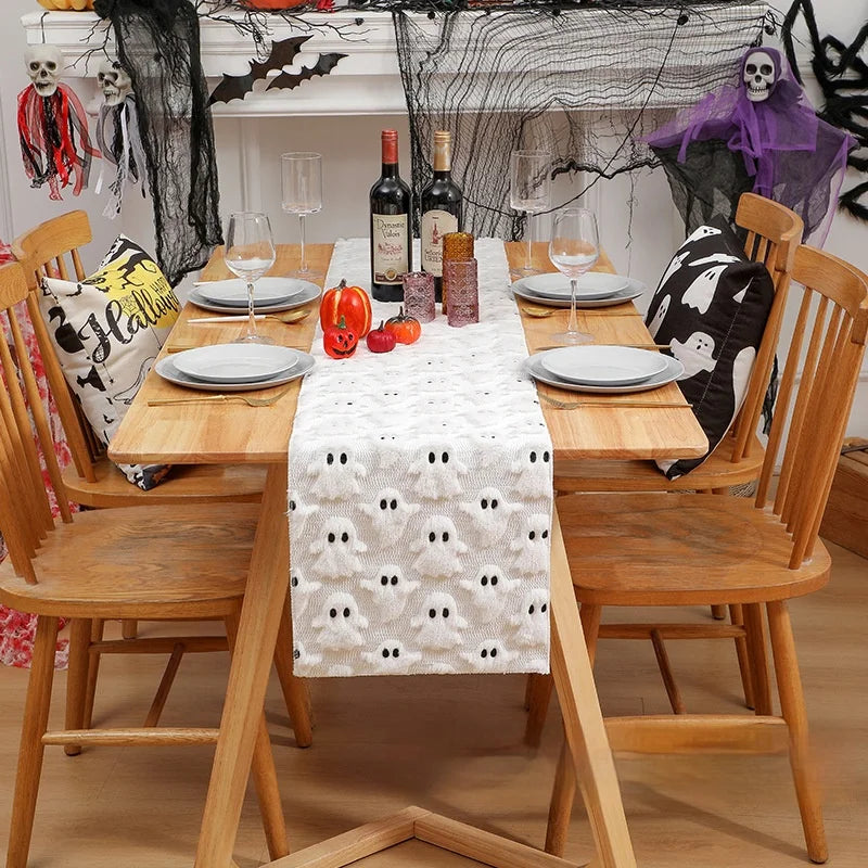 Halloween Decoration Table Runner Spooky Strip Table Runners Home Restaurant Dining Table Decorations Halloween Party Decor Prop