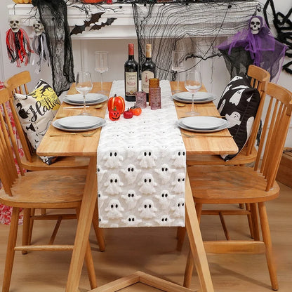 Halloween Decoration Table Runner Spooky Strip Table Runners Home Restaurant Dining Table Decorations Halloween Party Decor Prop