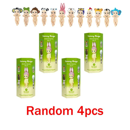 Sonny Angel Blind Box Animal Angel Series Anime Character Mini Doll Toy Cute Decoration Kids Surprise Birthday New Year Gifts