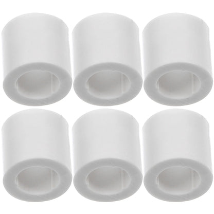 6 Pcs Pool Cue Ferrules Billiard Protective Cover Replaceable Table Accessories Snooker