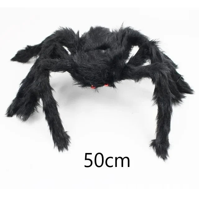 Halloween Big Plush Spider Halloween Decoration Party Props Outdoor Big Spider Decoration Chamber Trick a Prank  Big Spider