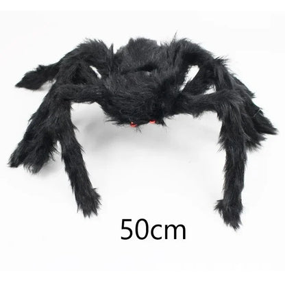 Halloween Big Plush Spider Halloween Decoration Party Props Outdoor Big Spider Decoration Chamber Trick a Prank  Big Spider