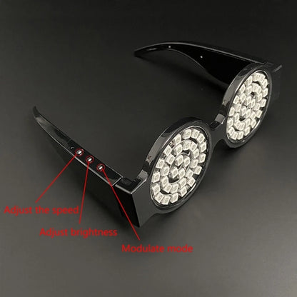 Stylish Colorful LED Glasses Unique Eyewear Accessory for Parties and Gatherings