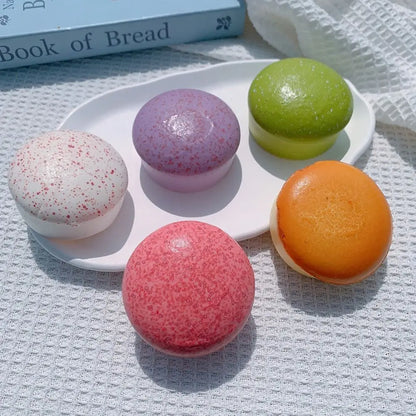 Ins Bread Bread Slow Rebound Toy Donuts Cake Squeeze Dessert Toy Creative Simulation Food Puff Slow Rebound Toy Kids Gift