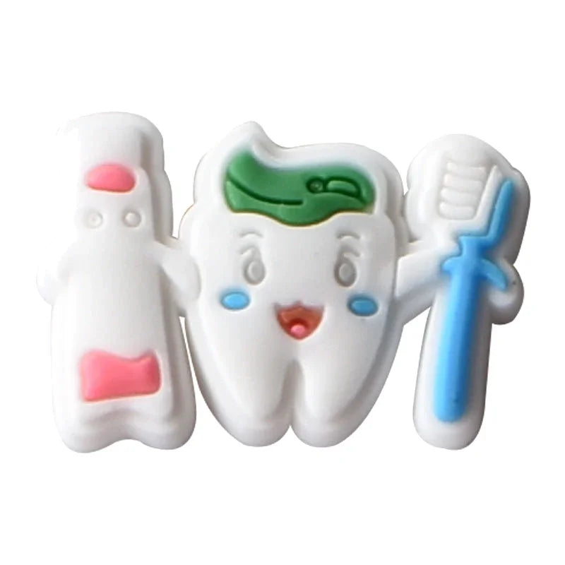100Pcs Bulk Shoe Charms for Crocs Accessories Organ Medical Care Shoes Charm for Croc Decorations Pins Men Jeans Woman Clogs