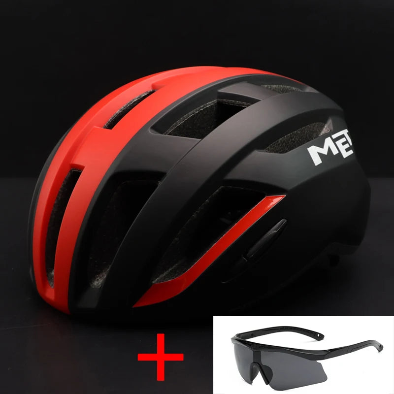 Bike MET Rivale Helmet Ultralight Road Bicycle Helmet Racing Outdoor Sports Mountain Cycling Helmets Women and Men Riding Hats