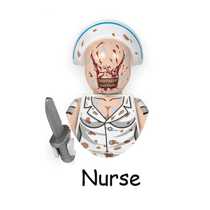 Horror Halloween Movie Stay Puft Luminous Smiling Crying Ghost Vitruvius Model Building Blocks Enlighten Brick Toys for Children