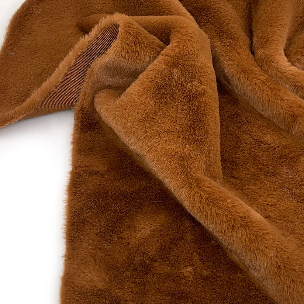 Sewbato 10mm 100% Polyester Faux Fur Fabric 50x50cm Environmentally Friendly Soft Minky Fabric Plush Toy/Clothing Plush Fabric