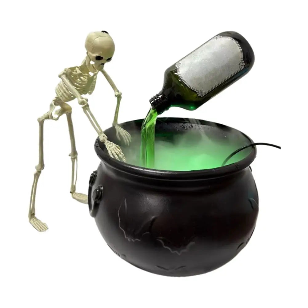 19.5/25cm Halloween Black Witch Bowl Magic Float Bottle and Diffuser Horror House Decoration for Halloween Party Scary Props