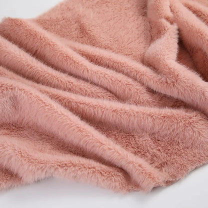 40Colours 2cm Imitation Mink Plush Fur Fabric Doll Manual DIY Counter Scarf Cuddle Doll Faux Fur Fabric 50*50