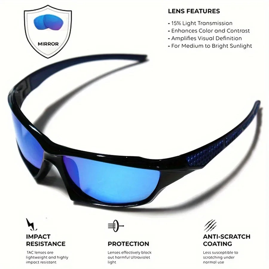 Fashion Sports Sunglasses Polarized UV Protection Personalized Glasses Round Frame Metal Men's and Women's UV400 Eyewear