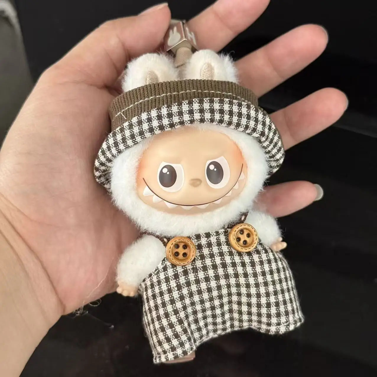 Mini Labubu Clothes Dress Pants Set for 10.5cm Labubu V4 the Monsters Pin Doll Clothes Outfit Accessories Ropa Labubu