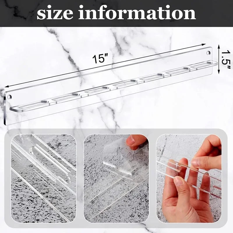 Storage Eyewear Display Hanger Rack Jewelry Shelf Acrylic Eyeglasses Holder Wall Mounted Sunglasses Organizer